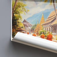 Luang Prabang Poster - Laos Wall Art