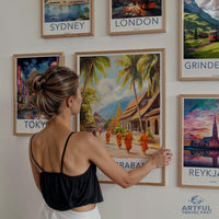 Luang Prabang Poster - Laos Wall Art