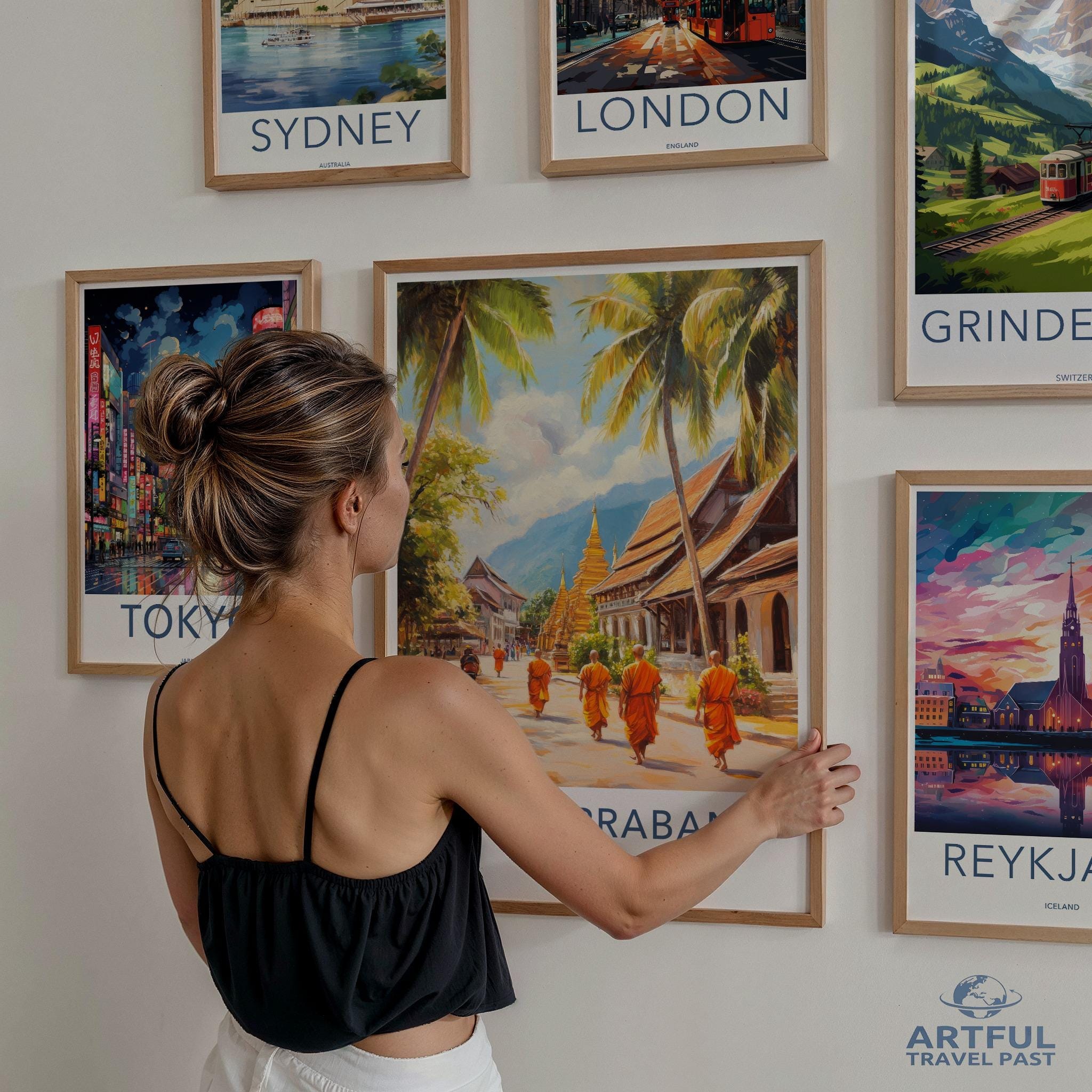 Luang Prabang Poster - Laos Wall Art