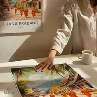 Luang Prabang Poster - Laos Wall Art