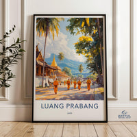 Luang Prabang Poster - Laos Wall Art