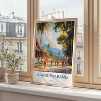 Luang Prabang Poster - Laos Wall Art