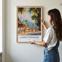 Luang Prabang Poster - Laos Wall Art