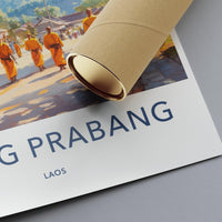Luang Prabang Poster - Laos Wall Art