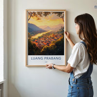 Luang Prabang Poster - Laos Wall Art
