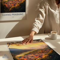 Luang Prabang Poster - Laos Wall Art