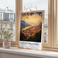 Luang Prabang Poster - Laos Wall Art