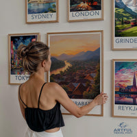 Luang Prabang Poster - Laos Wall Art