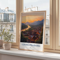 Luang Prabang Poster - Laos Wall Art