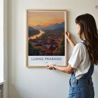 Luang Prabang Poster - Laos Wall Art