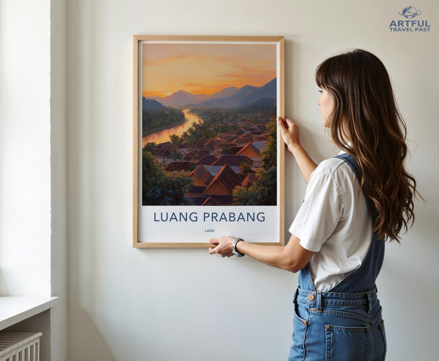 Luang Prabang Poster - Laos Wall Art