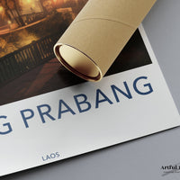 Luang Prabang Sunset | Laos Wall Art | Asia Decor