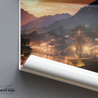 Luang Prabang Sunset | Laos Wall Art | Asia Decor