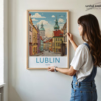 Lublin Poster - Poland Wall Art