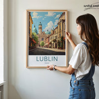 Lublin Poster - Poland Wall Art