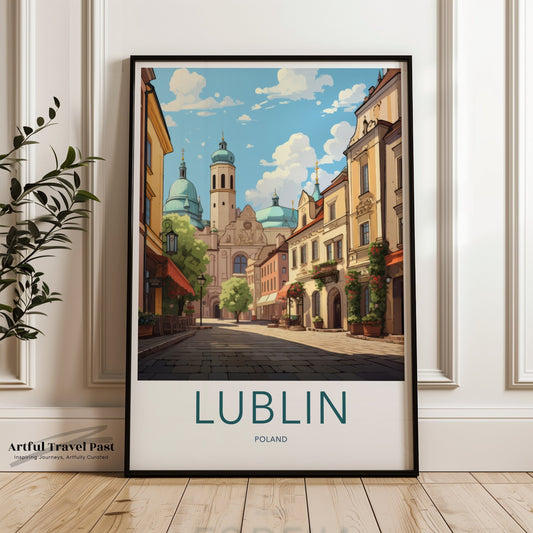 Lublin Poster - Poland Wall Art