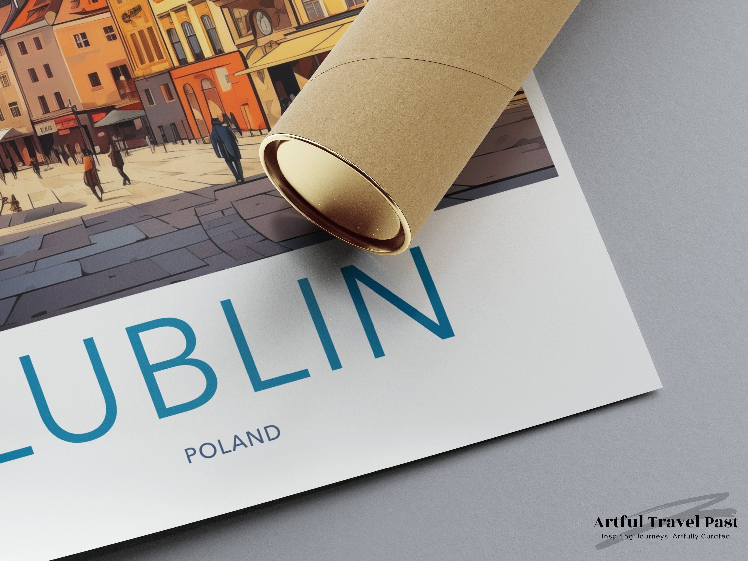 Lublin Poster | Poland Wall Art | Eastern Europe Decor