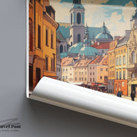 Lublin Poster | Poland Wall Art | Eastern Europe Decor