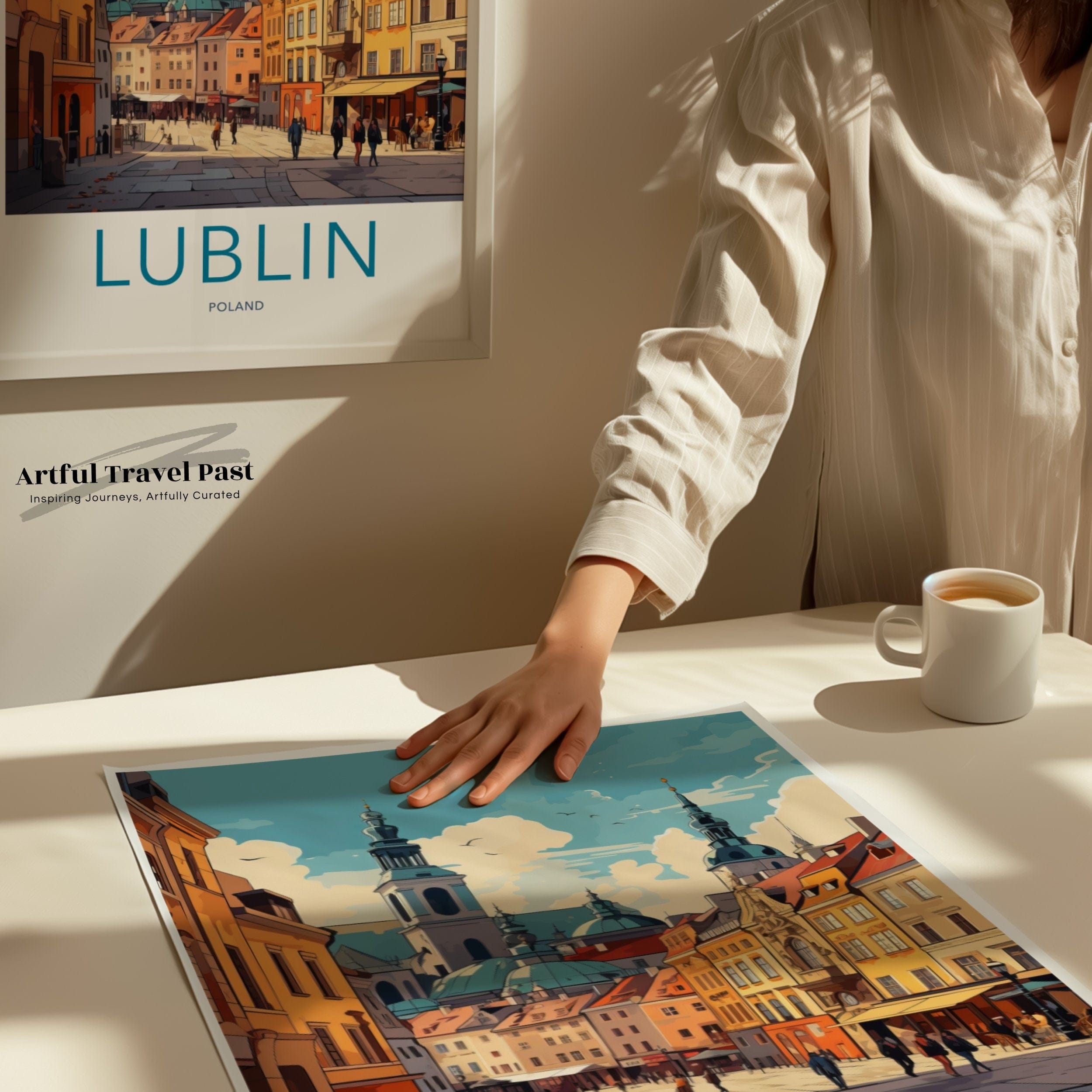 Lublin Poster | Poland Wall Art | Eastern Europe Decor