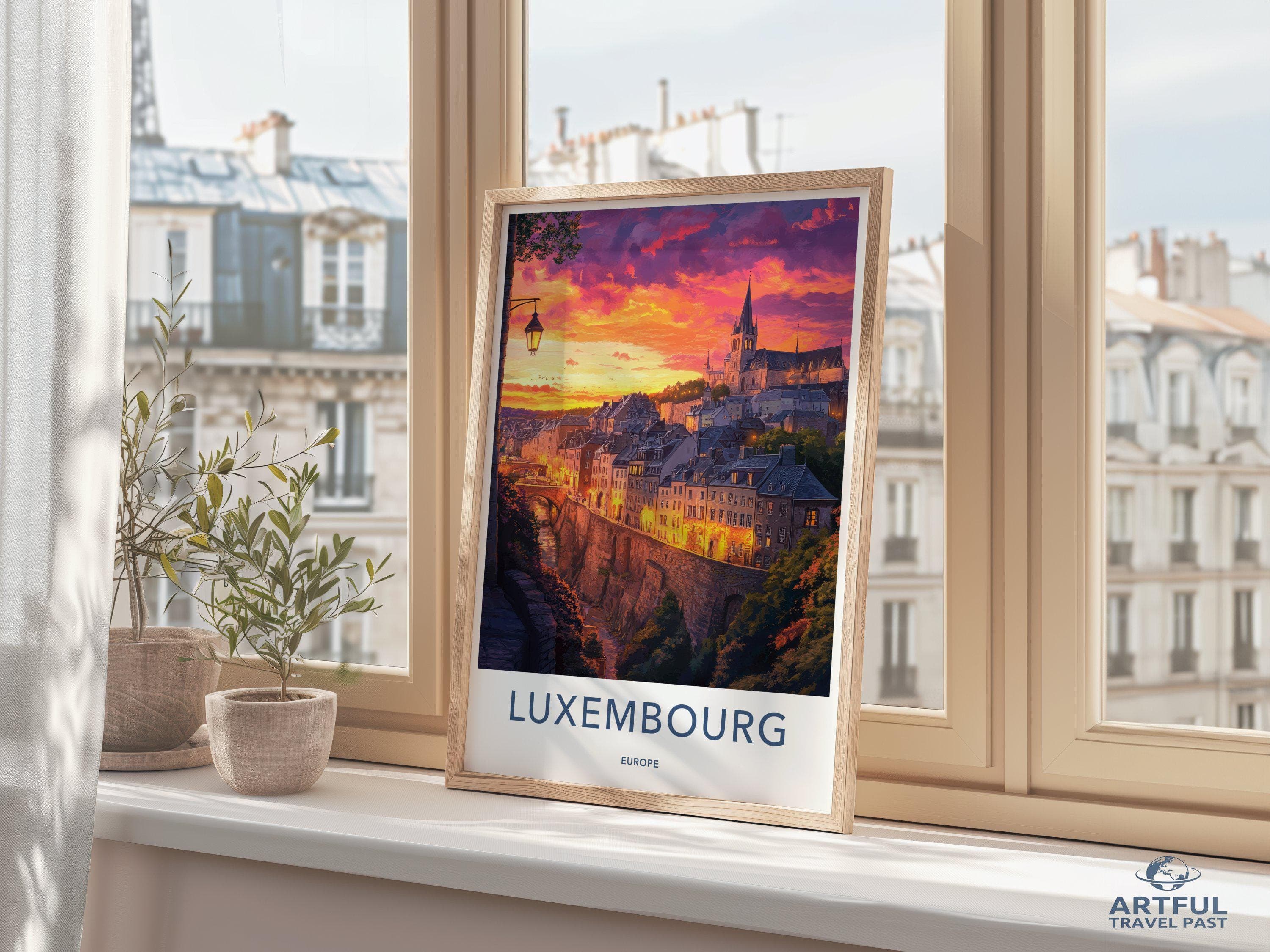 Luxembourg Poster