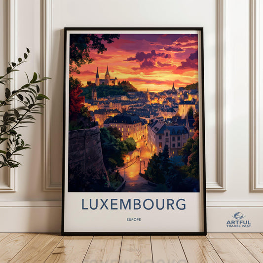 Luxembourg Poster