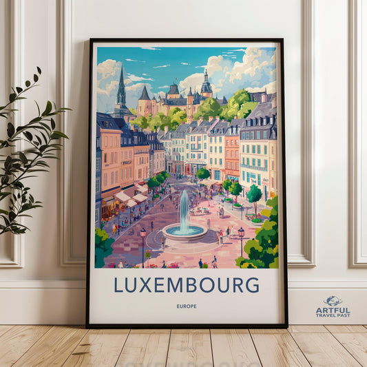 Luxembourg Poster