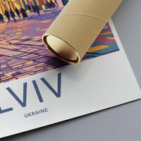 Lviv Poster - Ukraine Wall Art
