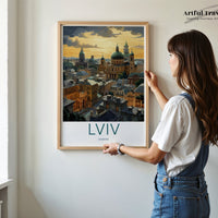 Lviv Poster - Ukraine Wall Art