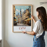 Lviv Poster - Ukraine Wall Art