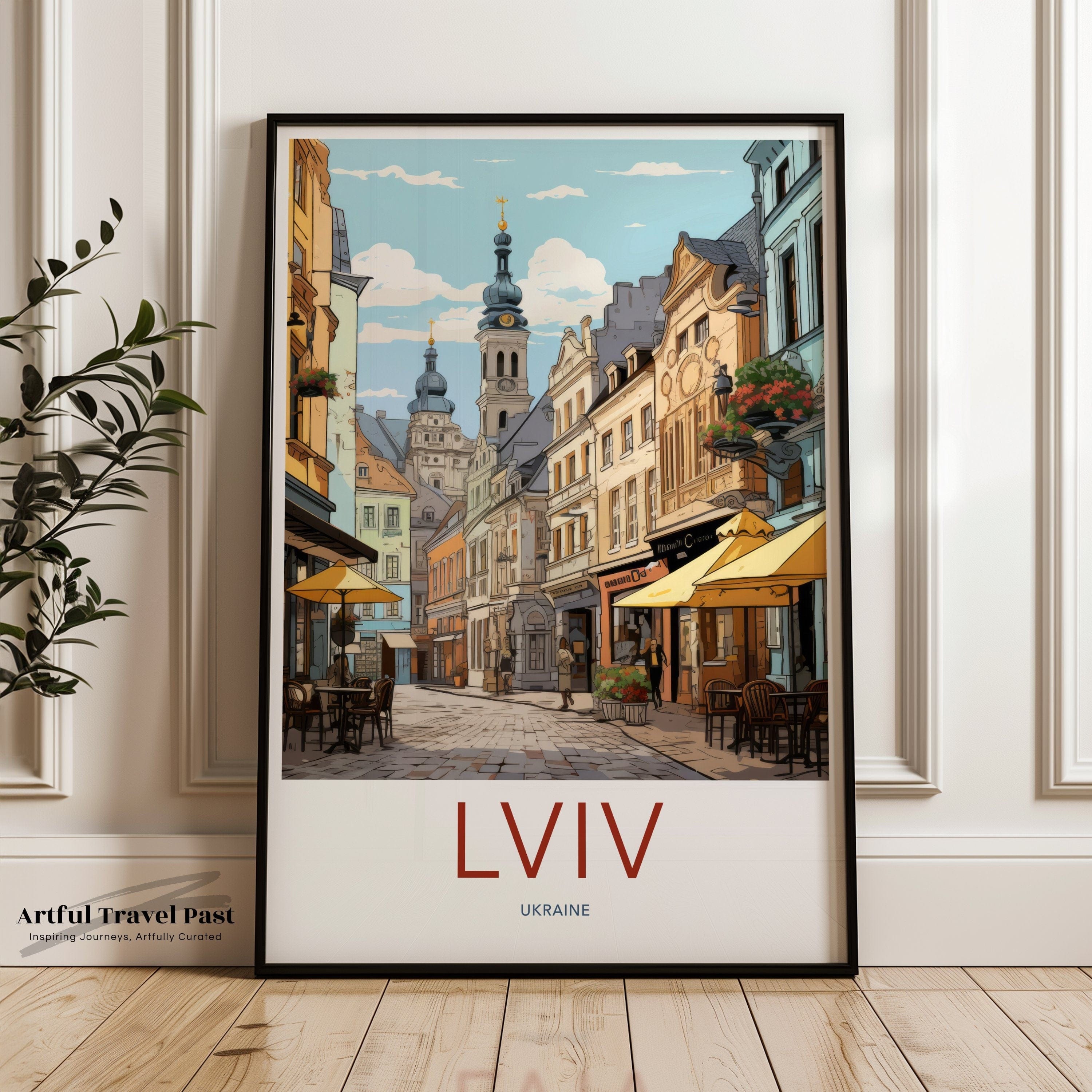 Lviv Poster - Ukraine Wall Art