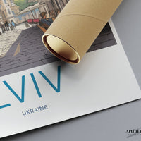 Lviv Poster | Ukraine Wall Art | Eastern Europe Decor