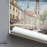 Lviv Poster | Ukraine Wall Art | Eastern Europe Decor