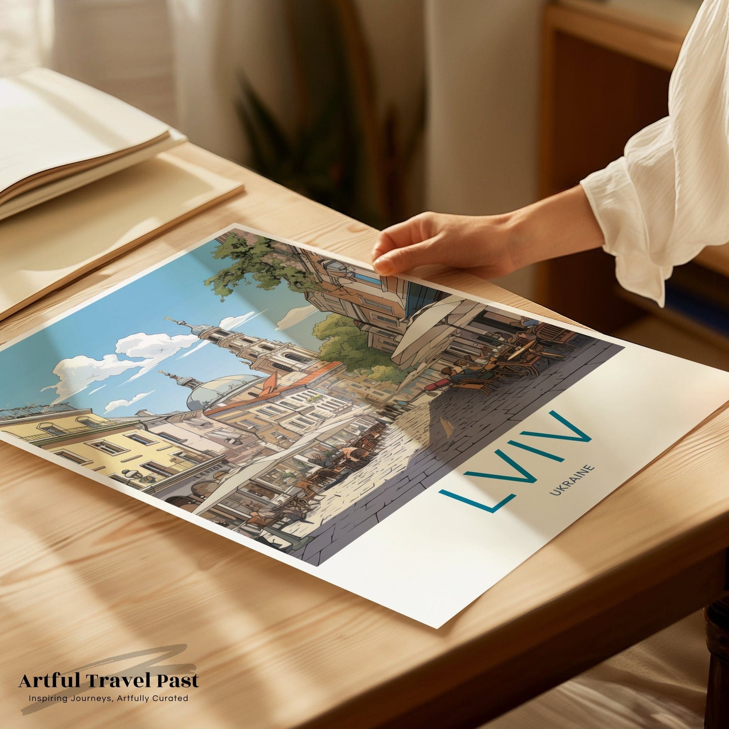 Lviv Poster | Ukraine Wall Art | Eastern Europe Decor