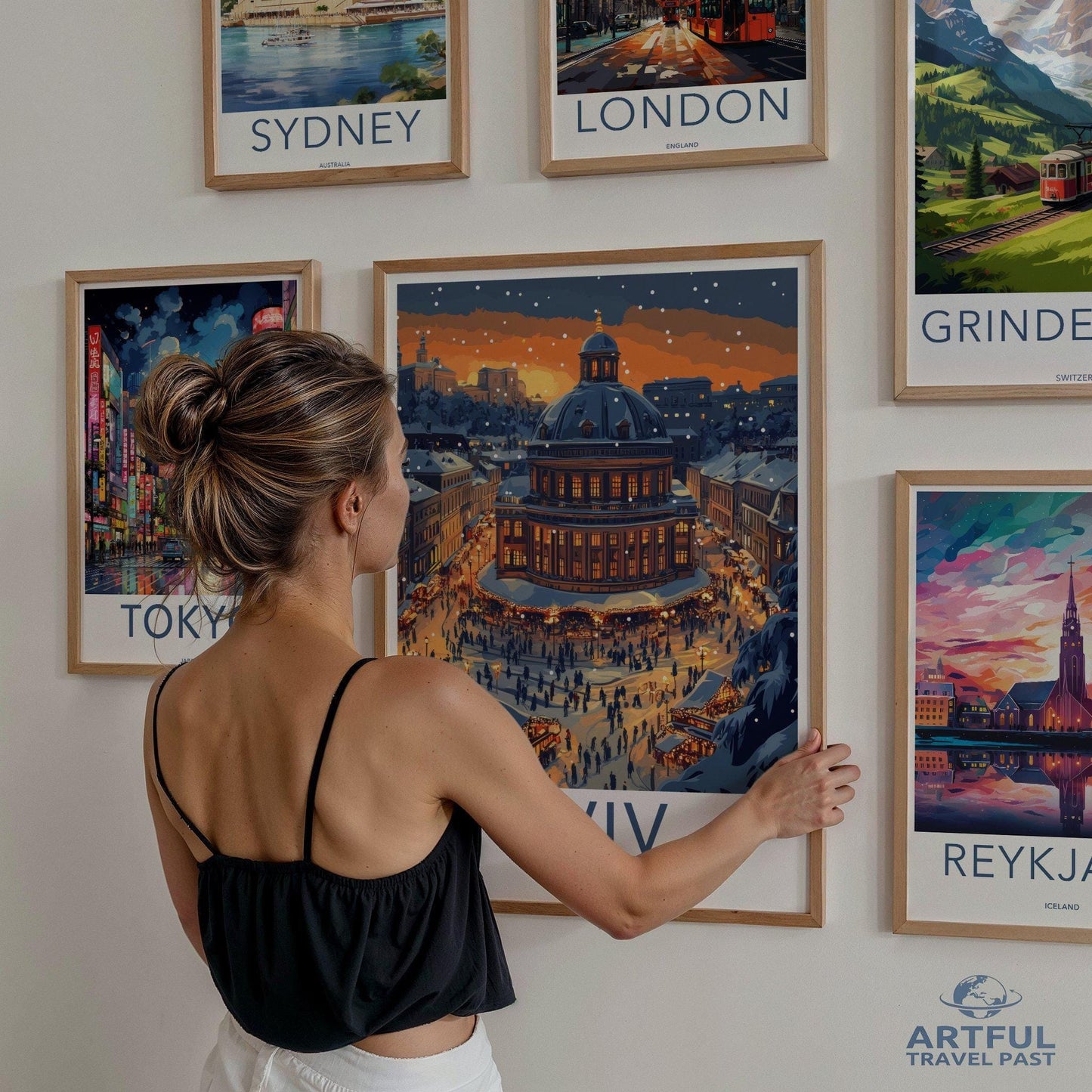 Lviv Poster | Ukraine Wall Art | Europe Decor