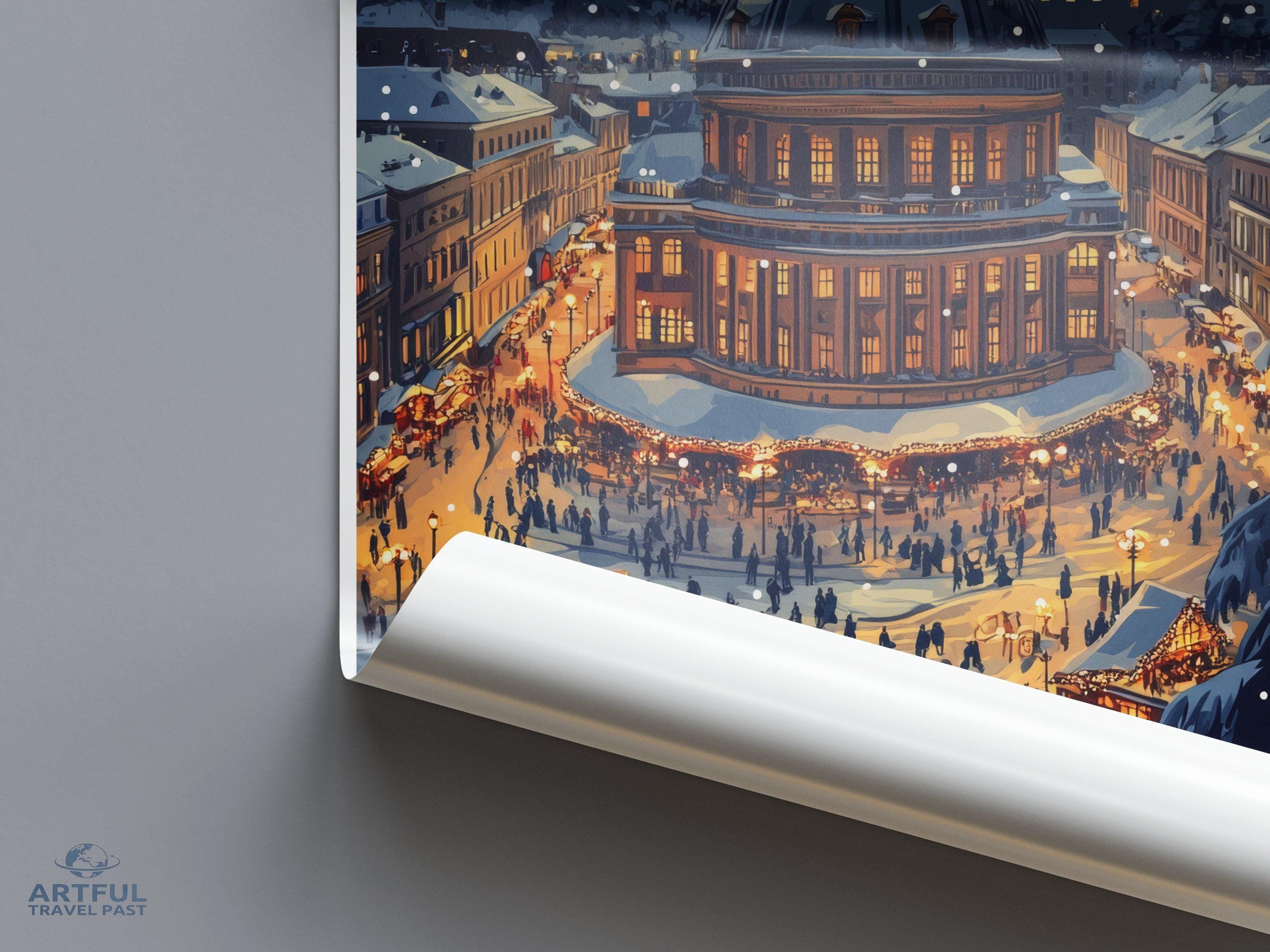 Lviv Poster | Ukraine Wall Art | Europe Decor