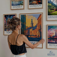 Lviv Poster | Ukraine Wall Art | Europe Decor