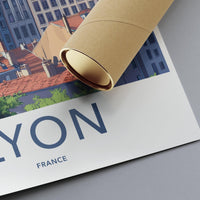 Lyon Poster – France Wall Art