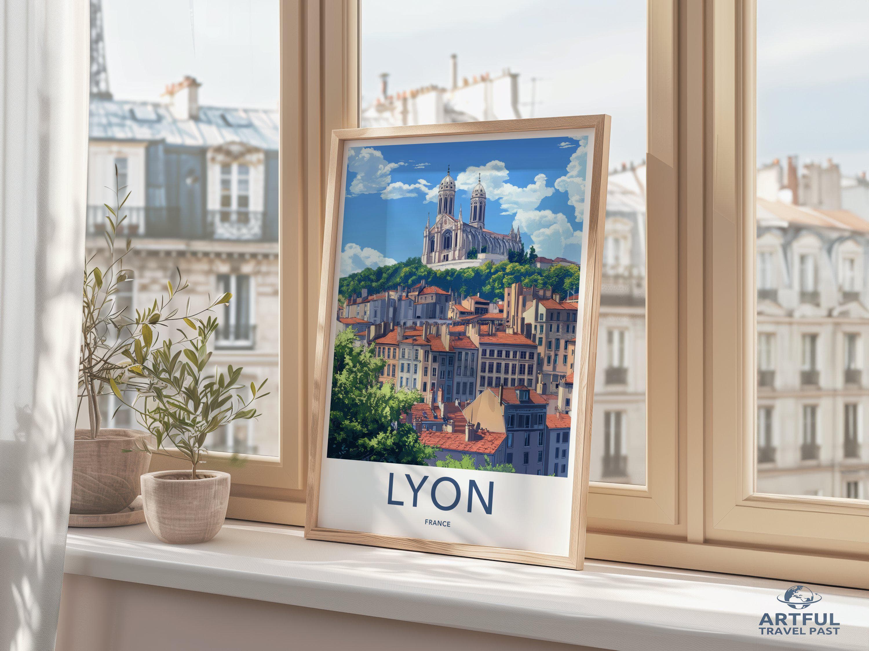 Lyon Poster – France Wall Art