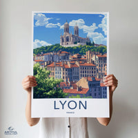 Lyon Poster – France Wall Art