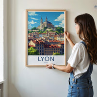 Lyon Poster – France Wall Art
