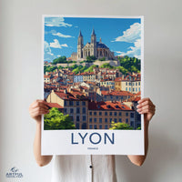 Lyon Poster – France Wall Art