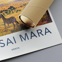Maasai Mara Poster - Kenya Wall Art