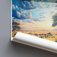 Maasai Mara Poster - Kenya Wall Art