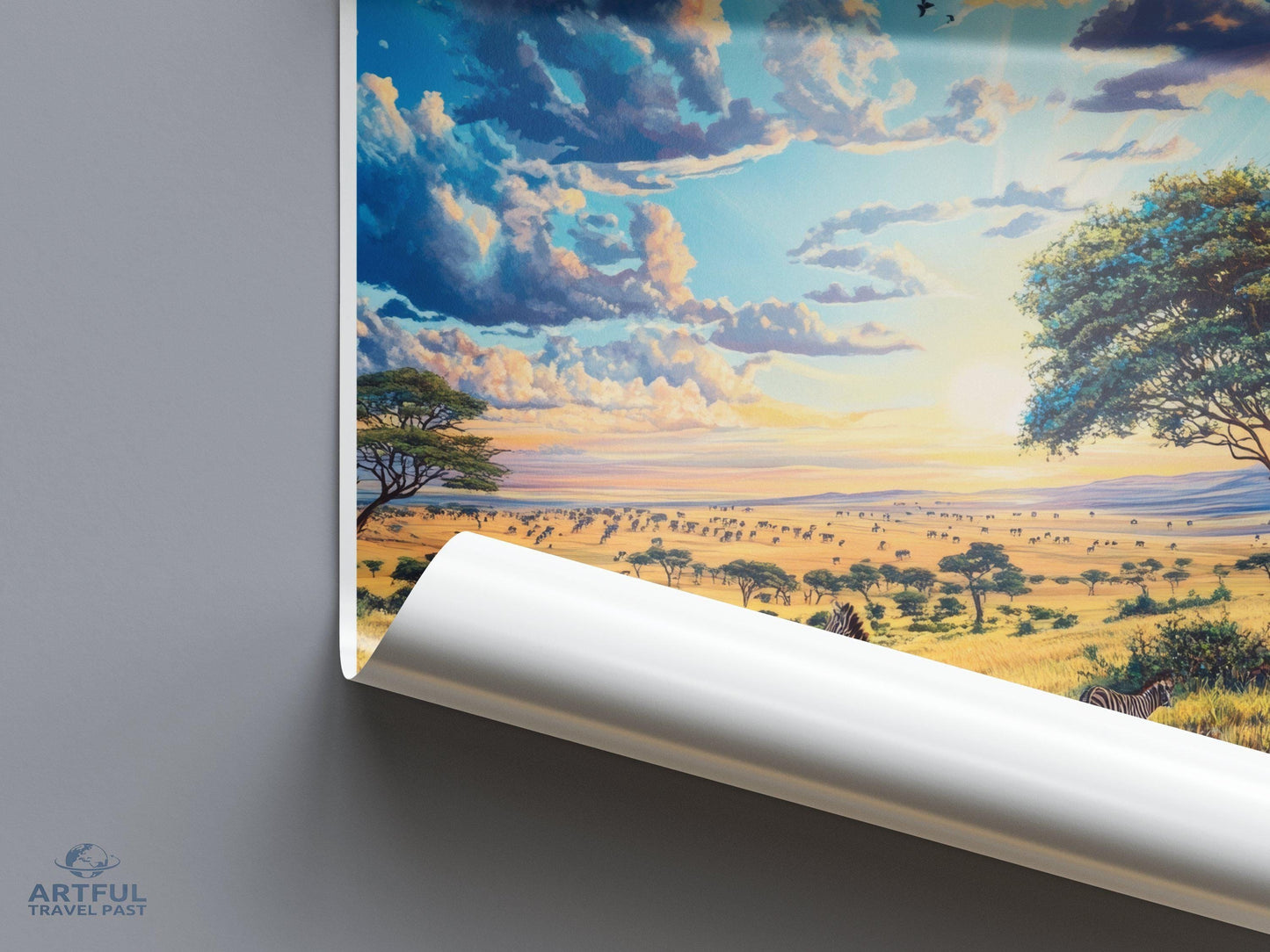 Maasai Mara Poster - Kenya Wall Art