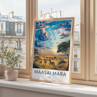 Maasai Mara Poster - Kenya Wall Art