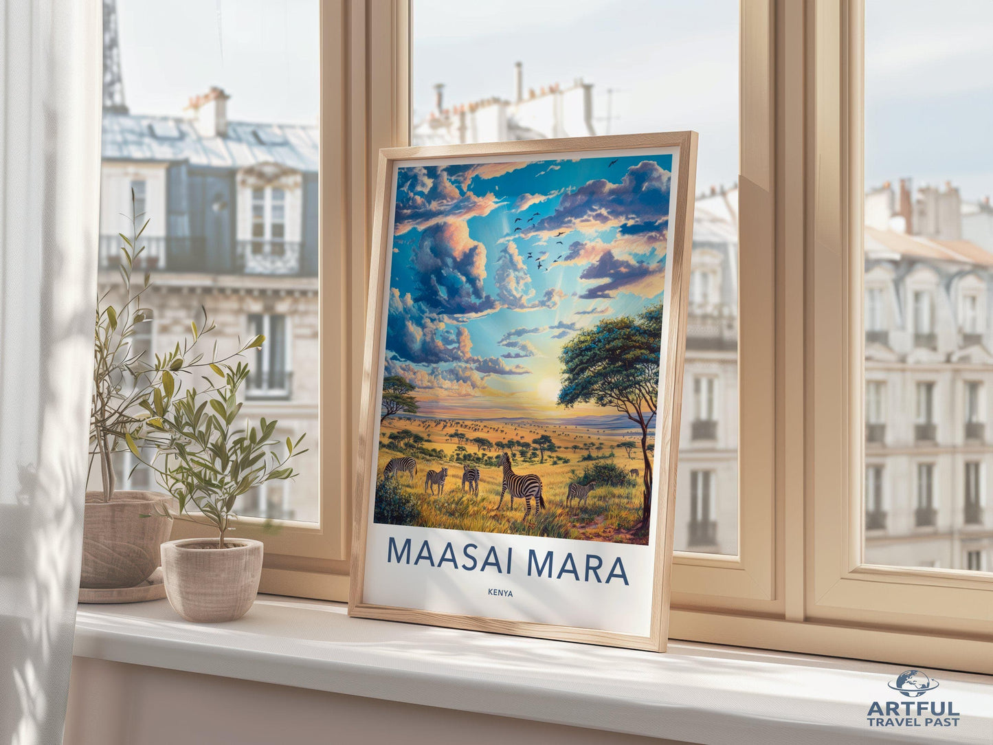 Maasai Mara Poster - Kenya Wall Art