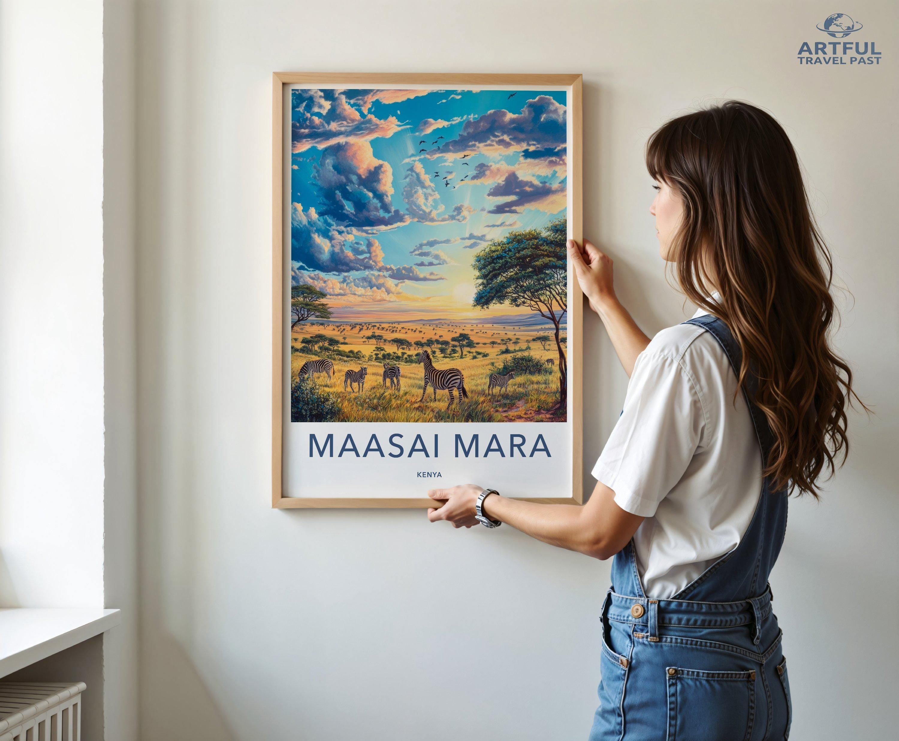 Maasai Mara Poster - Kenya Wall Art