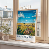 Maasai Mara Poster - Kenya Wall Art