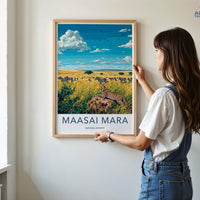 Maasai Mara Poster - Kenya Wall Art