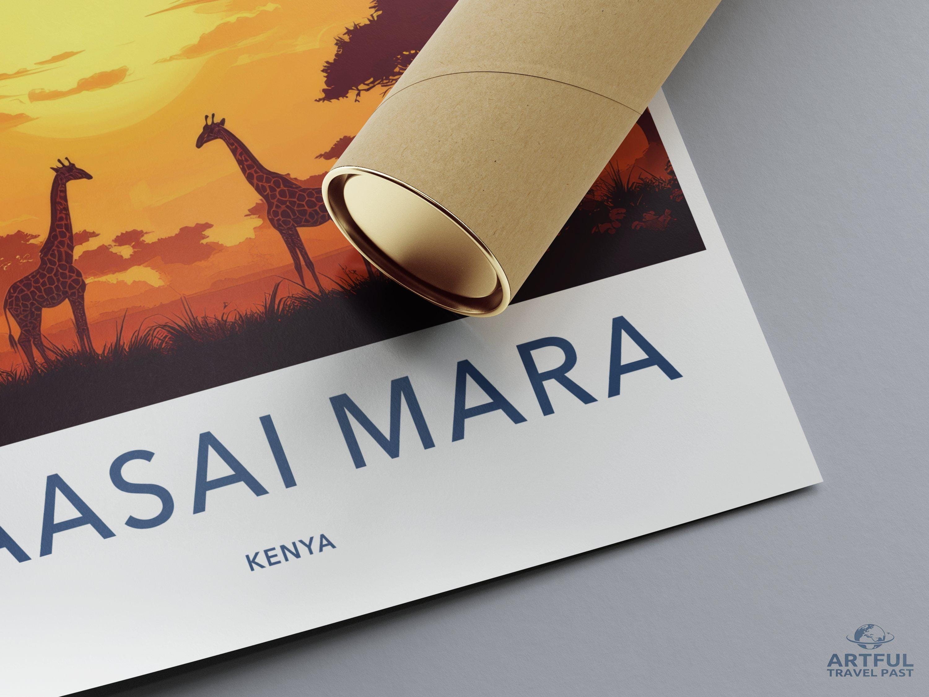 Maasai Mara Poster - Kenya Wall Art